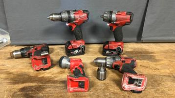 Milwaukee accuboormachine M18 CPD.  2 stuks. beschikbaar voor biedingen