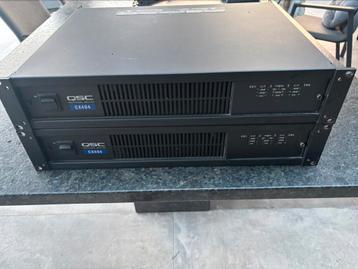 2 x QSC CX404 4 kanaals versterkers 4x 400 watt beschikbaar voor biedingen