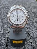 Breitling chronomat evolution A13356 briljanten bezel, Sieraden, Tassen en Uiterlijk, Horloges | Heren, Staal, Staal, Breitling