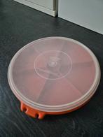 Tupperware hapjes schaal, Huis en Inrichting, Keuken | Tupperware, Ophalen of Verzenden, Gebruikt, Oranje, Schaal
