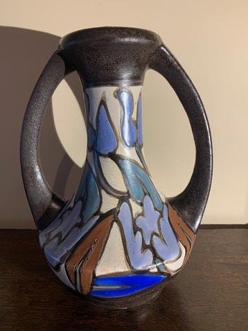 Art Deco 1925 Amphore céramique Montois Vaas Bergen Mons  beschikbaar voor biedingen