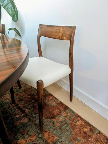 Niels O Moller palissander eetkamerstoelen Mid Century  beschikbaar voor biedingen