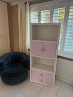 Lifetime boekenkast wit met roze deurtjes., Huis en Inrichting, Ophalen, Zo goed als nieuw
