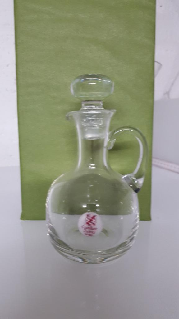 kleine karaf Cristallerie Zwiesel 15 cm., Antiek en Kunst, Antiek | Glas en Kristal, Ophalen of Verzenden