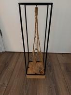 Plantenhanger hout met metaal, Ophalen, Gebruikt