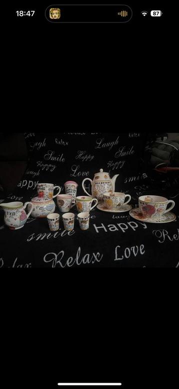 Super leuk & Vrolijk Blond Amsterdan servies beschikbaar voor biedingen