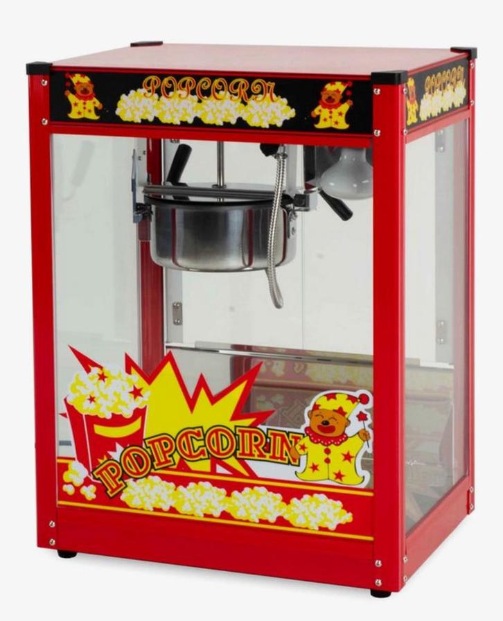 Popcorn machine te huur, Hobby en Vrije tijd, Feestartikelen | Verhuur, Zo goed als nieuw, Overige, Ophalen
