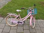 Mooie roze meisjes fiets met krat 24 inch, Ophalen, Handrem, Spirit, Gebruikt