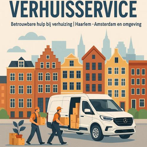 Verhuisservice met Sprinter (Haarlem + 30 km) – Betaalbaar,, Diensten en Vakmensen, Verhuizers en Opslag, Bedrijfsverhuizingen