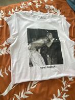 witte tupac tshirt maat xs, Wit, Ophalen of Verzenden, Zo goed als nieuw, Korte mouw