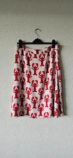 kreft print rok van Fabienne Chapot maat M (9825), Ophalen of Verzenden, Zo goed als nieuw, Zwart, Knielengte