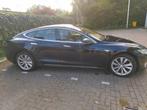 Tesla Model S85 free supercharger 2014 beschikbaar va 28/10, Auto's, Automaat, Achterwielaandrijving, Zwart, Model S