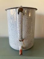 Brocante Frans emaille irrigator/douche/klisma, Ophalen of Verzenden