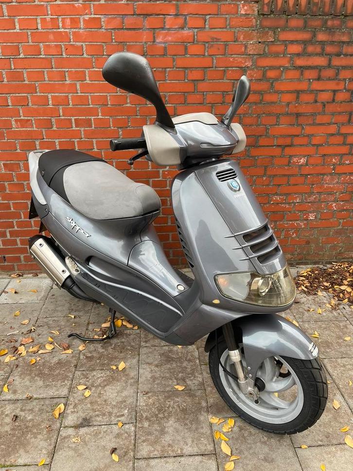 Piaggio Skipper LX 125cc 2Takt Grijs SM06, Fietsen en Brommers, Scooters | Piaggio, Gebruikt, Overige modellen, Benzine, Ophalen