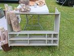 Brocante stoere regaal keukenrek, Ophalen