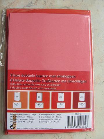 NIEUW assorti KAARTEN A6 dubbel rechthoek ENVELOP C6 papier beschikbaar voor biedingen