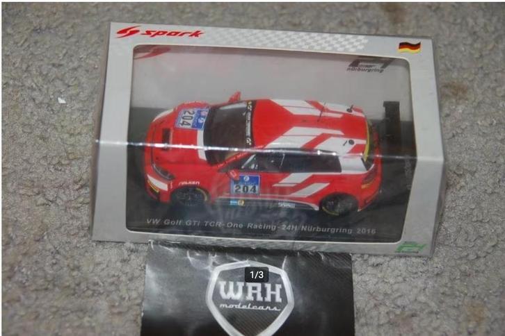 SALE !! 1:43 VOLKSWAGEN GOLF TCR #204 SPARK SG261 WRH, Hobby en Vrije tijd, Modelauto's | 1:43, Nieuw, Auto, Overige merken, Ophalen of Verzenden
