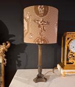 Antieke empire bronzen lamp, Ophalen