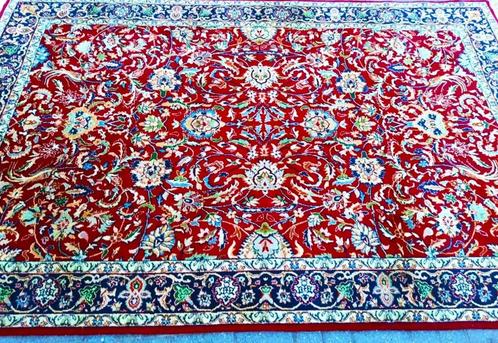 Perzisch handgeknoopt tapijt 3x2m(Isfahan) met vogels motief, Huis en Inrichting, Stoffering | Tapijten en Kleden, Zo goed als nieuw