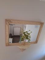 Hoe mooi is dit landelijke brocante spiegel evt met console, Ophalen, Zo goed als nieuw, 100 tot 125 cm, Minder dan 100 cm