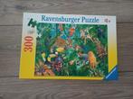 Ravensburger Puzzel Jungle Dieren 300 Stukjes, Ophalen of Verzenden, Minder dan 500 stukjes, Zo goed als nieuw, Legpuzzel