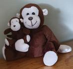 Knuffelaap met babyaap, Kinderen en Baby's, Speelgoed | Knuffels en Pluche, Ophalen of Verzenden, Zo goed als nieuw, Overige typen