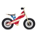 Loopfiets kinderfeets retro stars & stripes, Kinderen en Baby's, Speelgoed | Buiten | Voertuigen en Loopfietsen, Ophalen of Verzenden