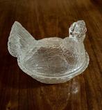 Glazen bonbonschaaltje met deksel, Antiek en Kunst, Antiek | Glas en Kristal, Ophalen of Verzenden