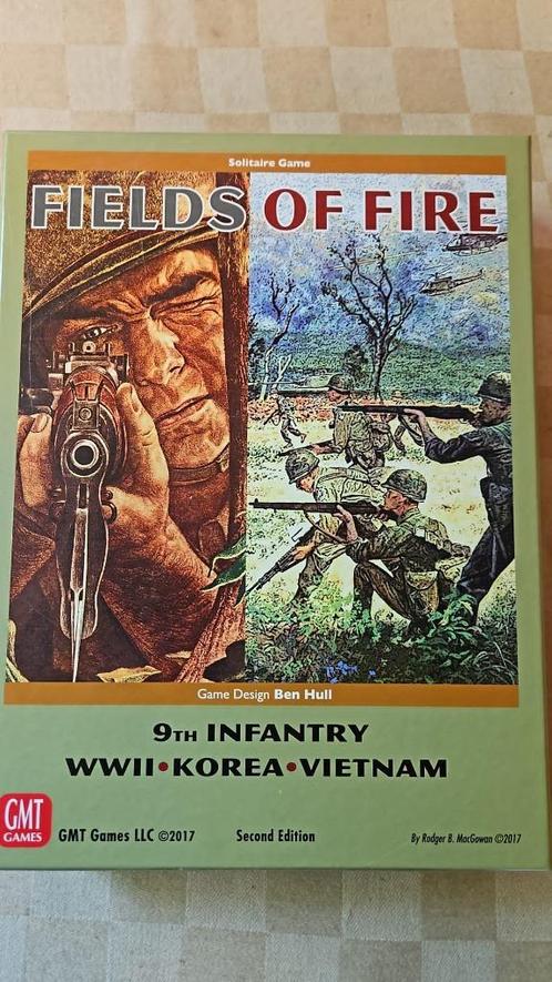 bordspel 2e wereld oorlogspel WW2 Fields of fire solospel, Hobby en Vrije tijd, Gezelschapsspellen | Bordspellen, Nieuw, Een of twee spelers
