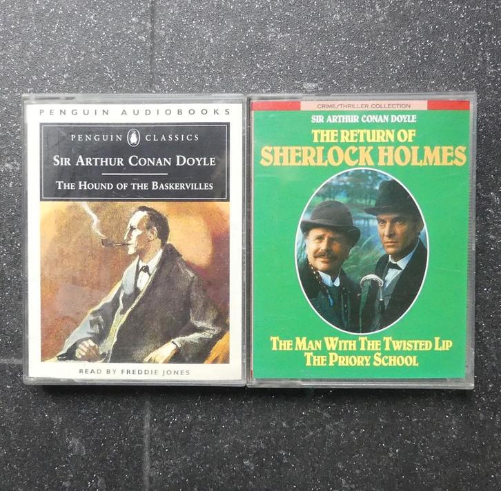 Sherlock Holmes luisterboek Hound Baskervilles Engelstalig, Boeken, Luisterboeken, Cassette, Volwassene, Ophalen of Verzenden