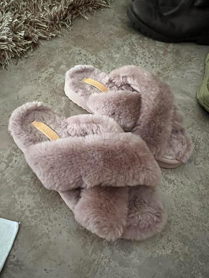 SHABBIES sloffen maat 41 origineel ZGAN, Kleding | Dames, Schoenen, Zo goed als nieuw, Pantoffels of Sloffen, Roze, Ophalen of Verzenden