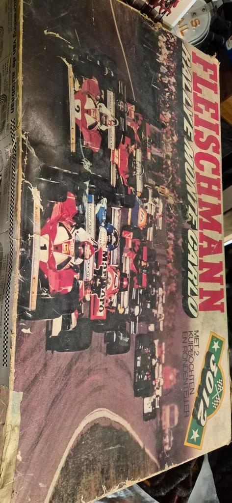Vintage Fleischmann Racebaan Rallye Monte Carlo, Kinderen en Baby's, Speelgoed | Racebanen, Gebruikt, Elektrisch, Fleischmann