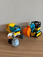 Lego Duplo 10931: Graafmachine en Vrachtwagen, Kinderen en Baby's, Speelgoed | Duplo en Lego, Ophalen of Verzenden, Zo goed als nieuw