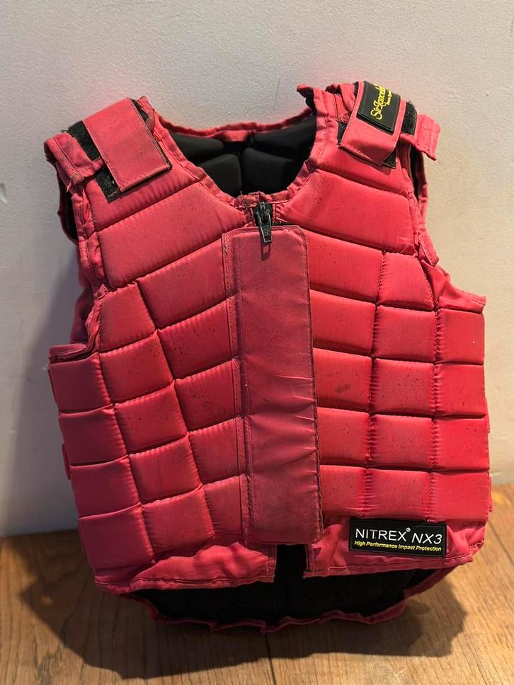Roze bodyprotector 8 jaar, Dieren en Toebehoren, Paardrijkleding, Gebruikt, Kinderen, Bovenkleding, Overige soorten, Ophalen of Verzenden