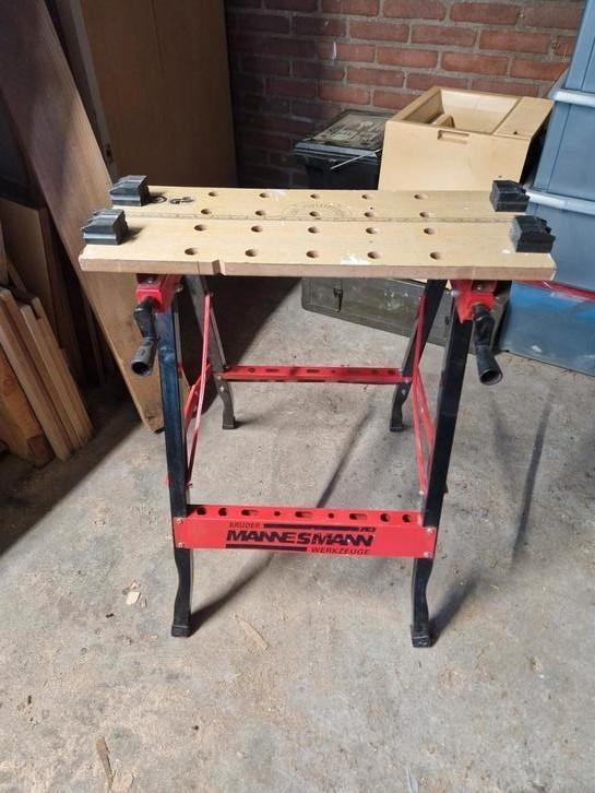 Workmate werkbank inklapbaar, Doe-het-zelf en Verbouw, Werkbanken, Zo goed als nieuw, Minder dan 70 cm, Inklapbaar, Ophalen