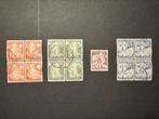 1930 Kinderzegels blokjes NVPH nr 232-235 gestempeld, T/m 1940, Verzenden, Gestempeld