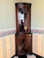 Mahoniehouten hoekkast, 2 meter hoog, Ophalen of Verzenden