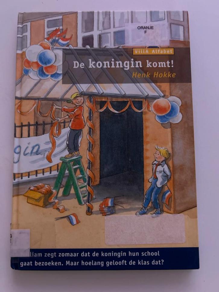 De koningin komt! - Henk Hokke, Boeken, Kinderboeken | Jeugd | onder 10 jaar, Gelezen, Fictie algemeen, Ophalen of Verzenden