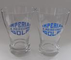 2 glazen MEIRESONNE  -  GOLF, Verzamelen, Biermerken, Glas of Glazen, Ophalen of Verzenden, Zo goed als nieuw
