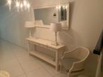 Mooie witte side table met lades, Huis en Inrichting, Tafels | Sidetables, Ophalen, Zo goed als nieuw, 150 tot 200 cm, Modern