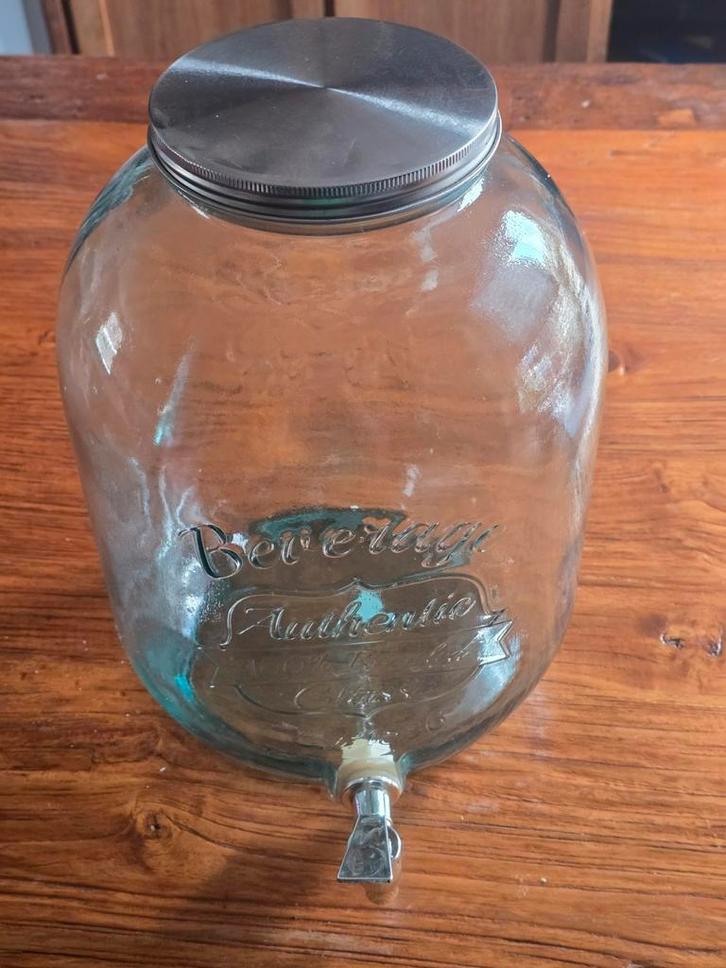Grote Limonadetank met Tapkraan, Huis en Inrichting, Keuken | Keukenbenodigdheden, Ophalen of Verzenden