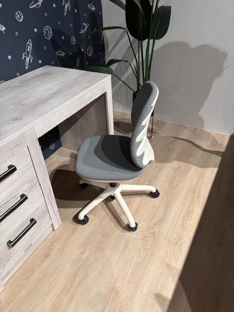 Life Time Burostoel - Model Comfort - Grijs / Wit, Huis en Inrichting, Bureaustoelen, Zo goed als nieuw, Bureaustoel, Grijs, Ergonomisch