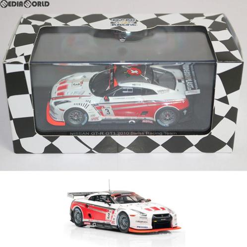 Nissan GT-R GT1 2010 van Ebbro 1/43 Swiss Racing Team 44355, Hobby en Vrije tijd, Modelauto's | 1:43, Nieuw, Auto, Overige merken