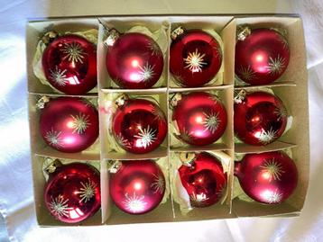 Vintage kerstbal in doos nr 72 beschikbaar voor biedingen