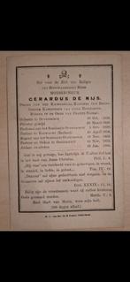 Oud bidprentje monseigneur Gerardus de Nijs, Verzamelen, Ophalen of Verzenden
