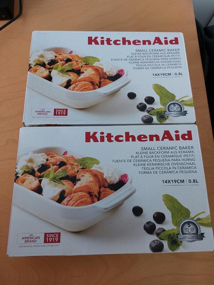 2x KitchenAid Ovenschaal Keramisch - Nieuw in Doos, Huis en Inrichting, Keuken | Keukenbenodigdheden, Nieuw, Ophalen of Verzenden