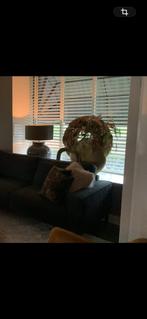 Houten decoratie op standaard., Huis en Inrichting, Woonaccessoires | Kransen, Ophalen, Zo goed als nieuw