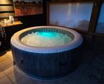 Intex Pure Spa Greywood Deluxe –(4 personen), Tuin en Terras, Bubbelbaden en Hottubs, Ophalen, Zo goed als nieuw, Grondzeil, Opblaasbaar