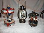 Kerstdraaimolens en lantaarn 3 stuks, Diversen, Kerst, Ophalen of Verzenden, Gebruikt