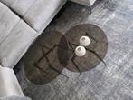 Brown Smoke salontafel set, 50 tot 100 cm, Rond, Minder dan 50 cm, 50 tot 100 cm